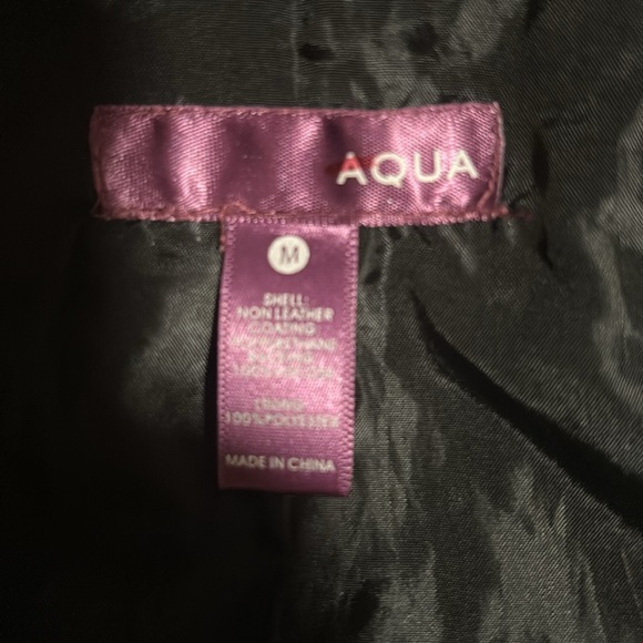 Aqua Girls faux leather Moto jacket - Picture 8 of 11